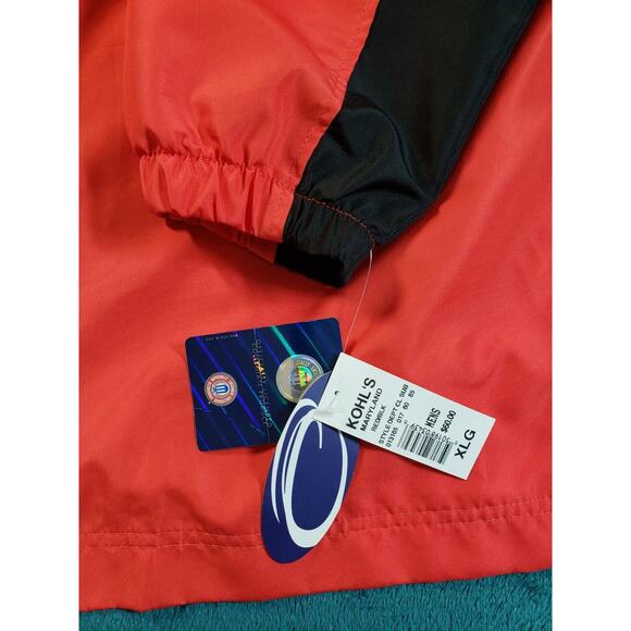 Maryland Terrapins Jacket Sz Extra Large Mens Red 1/4 Zip Polyester NCAA NWT - Picture 5 of 10